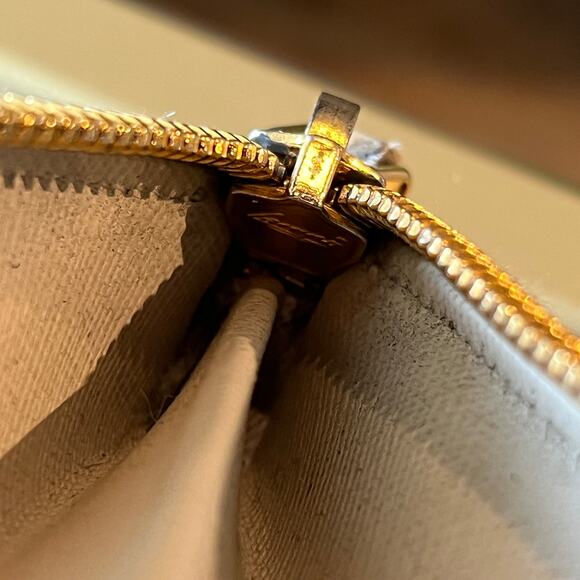 PRADA Continental Floral Appliqué Saffiano Leather Wallet - Picture 12 of 14